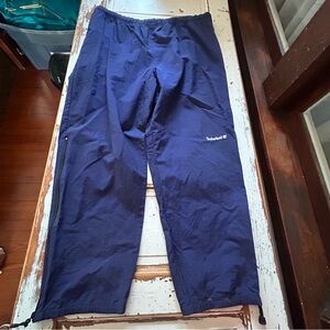 Timberland Navy Blue Zipper Leg Track Pants XXL